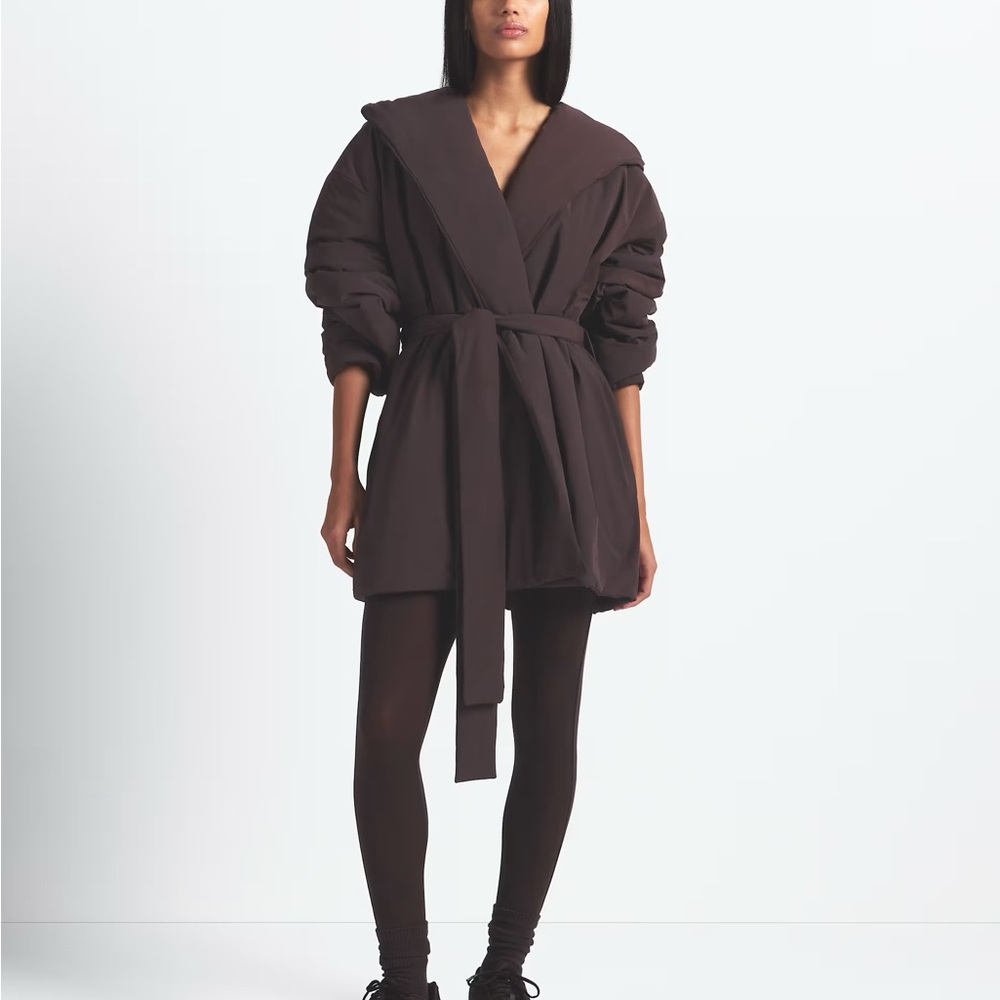Lisa x NikeSKIMS Phoenix Woven Nylon Wrap Coat